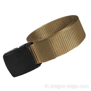 Gold 100%Nylon Combat Belt Belt Molle กลางแจ้ง